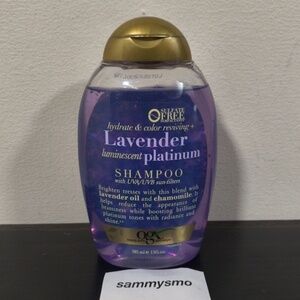 OGX Hydrate & Color Reviving Lavender Luminescent Platinum Shampoo 13 Oz.